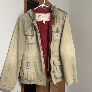 Army green jacket - Abercrombie and fitch - S